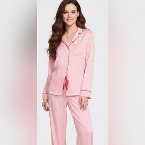 Victoria's Secret Light Pink Satin Pajama Set